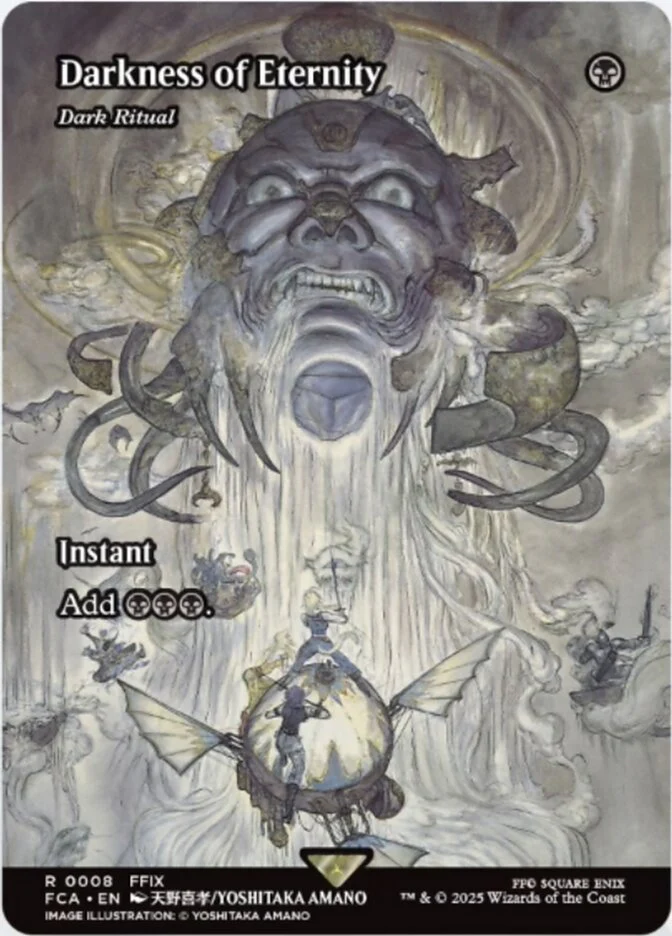 Darkness of Eternity - Dark Ritual (8) - [Foil, Borderless] Final Fantasy: Through the Ages (FCA)