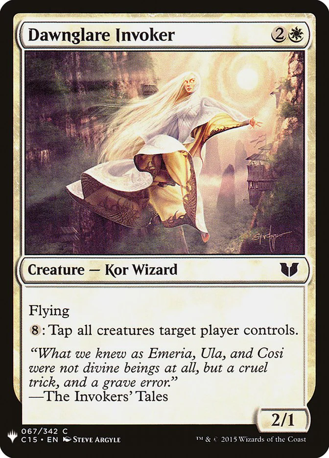 Dawnglare Invoker - The List (PLST)
