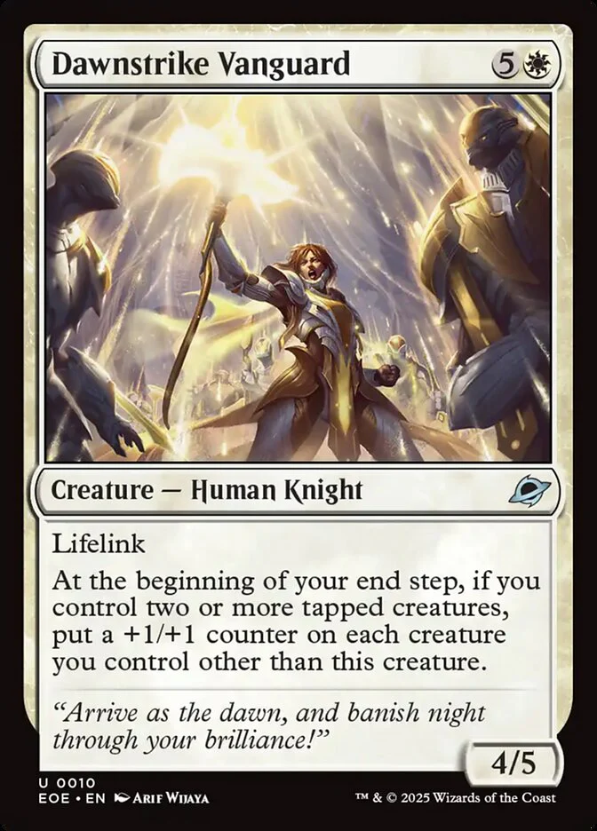 Dawnstrike Vanguard (10) - [Foil] Edge of Eternities (EOE)