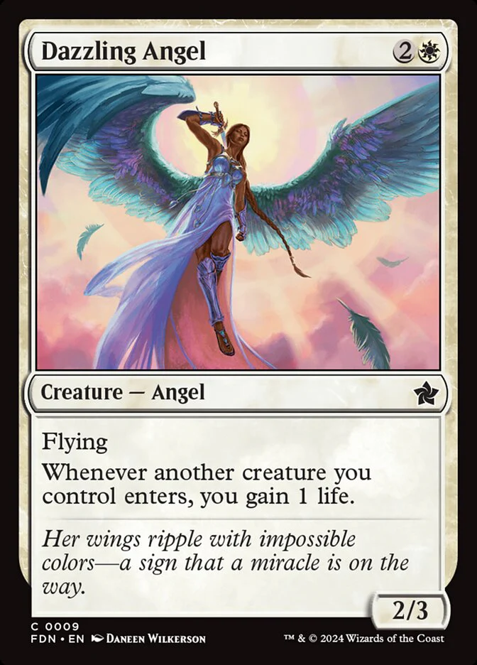 Dazzling Angel - [Foil] Foundations (FDN)