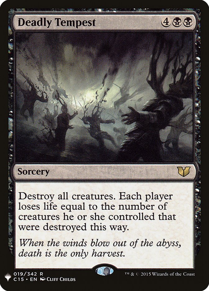 Deadly Tempest - The List (PLST)