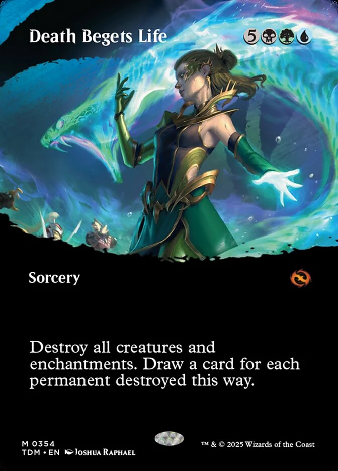 Death Begets Life (354) - [Foil, Showcase] Tarkir: Dragonstorm (TDM)