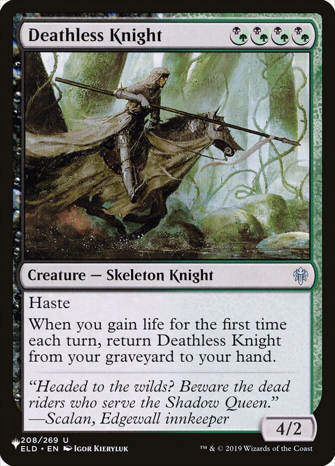 Deathless Knight - The List (PLST)