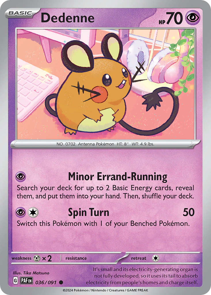 Dedenne (36/91) - Paldean Fates (PAF)