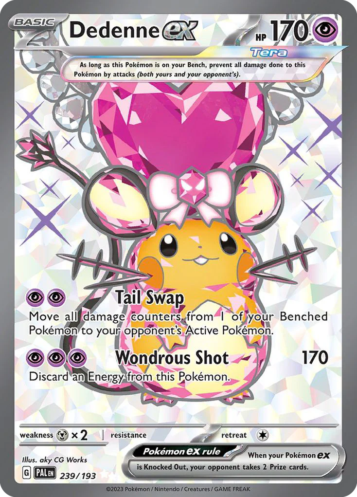 Dedenne ex (239/193) - [Full Art] Paldea Evolved (PAL)
