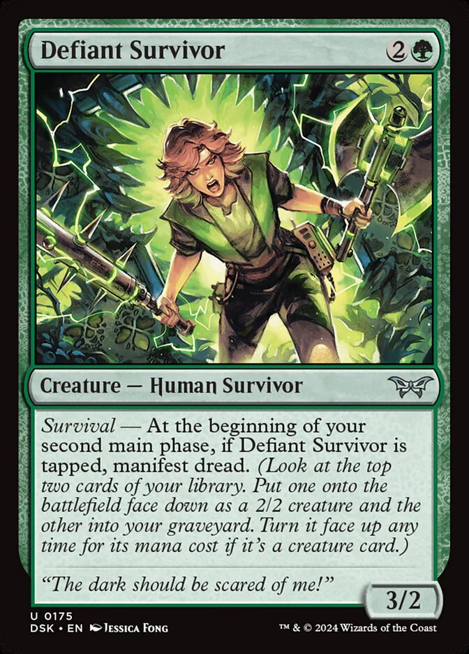 Defiant Survivor - Duskmourn: House of Horror (DSK)