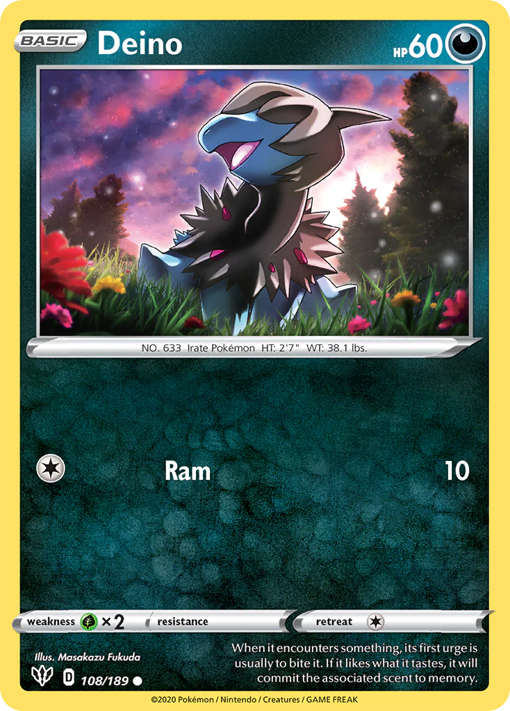 Deino (108/189) - Darkness Ablaze (DAA)