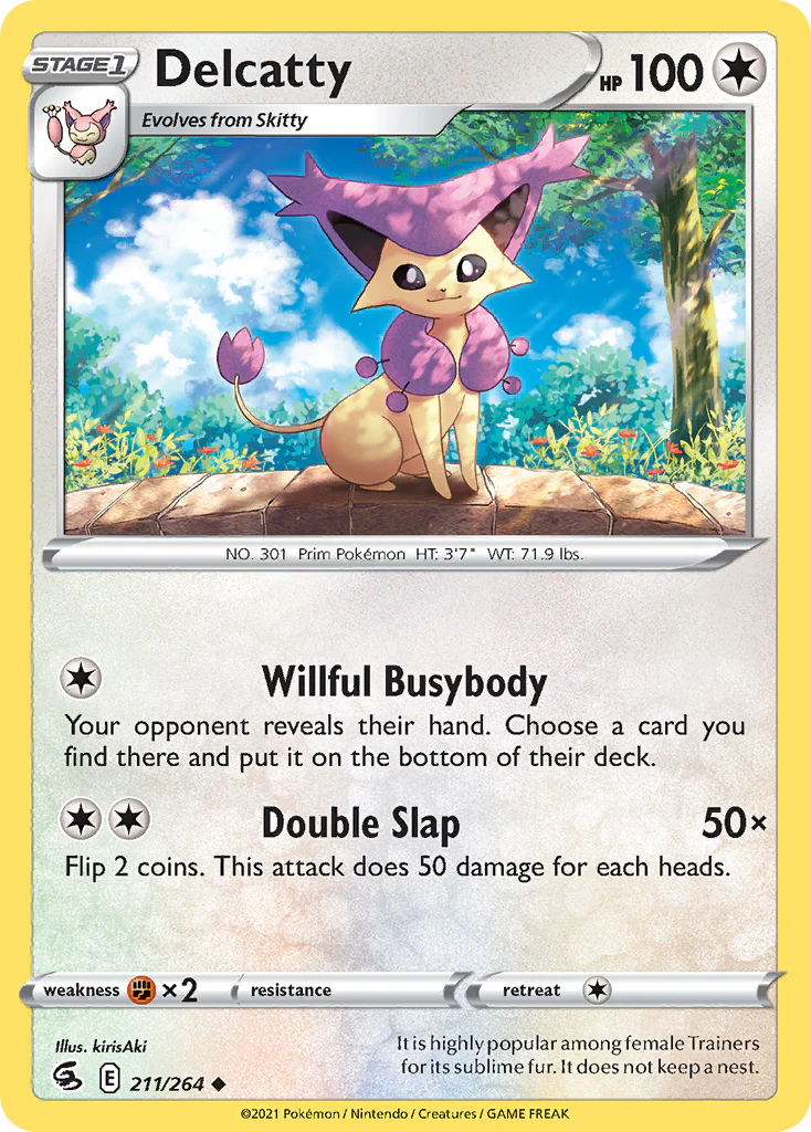 Delcatty (211/264) - [Reverse Holo] Fusion Strike (FST)