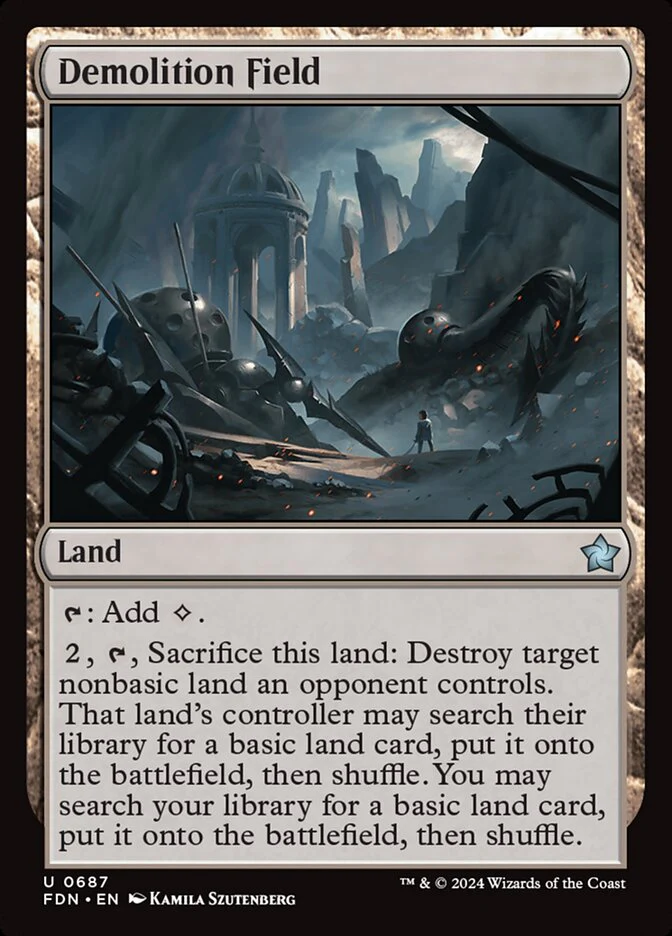 Demolition Field - Foundations (FDN)