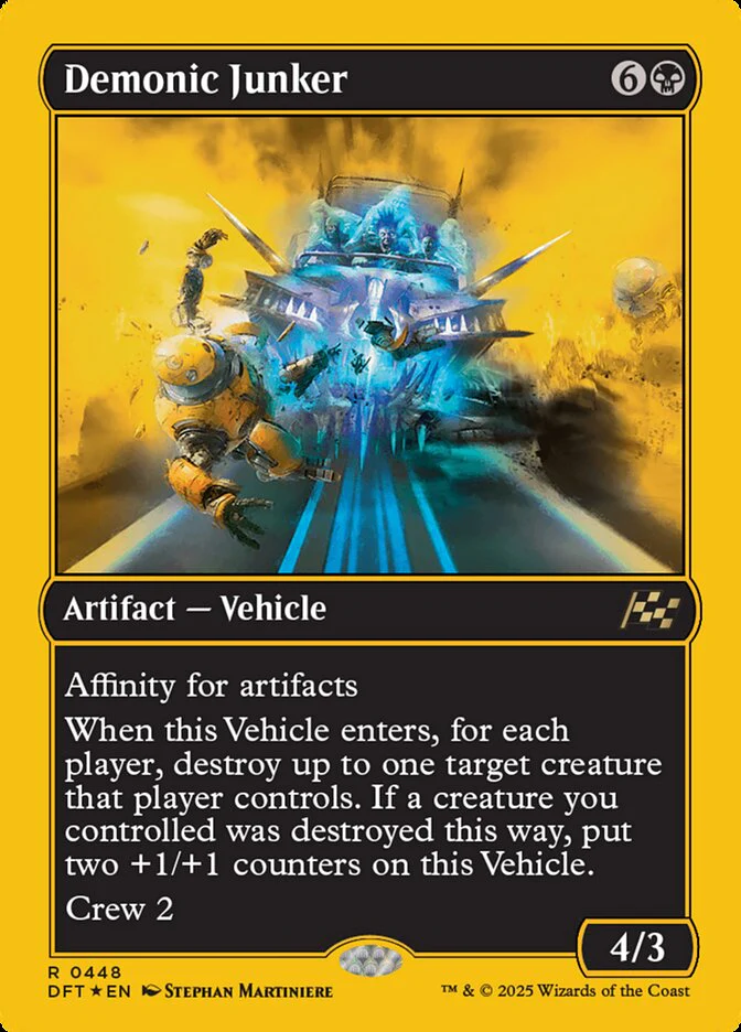 Demonic Junker - [First Place Foil] Aetherdrift (DFT)