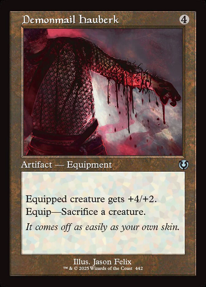 Demonmail Hauberk - [Retro Frame] Innistrad Remastered (INR)
