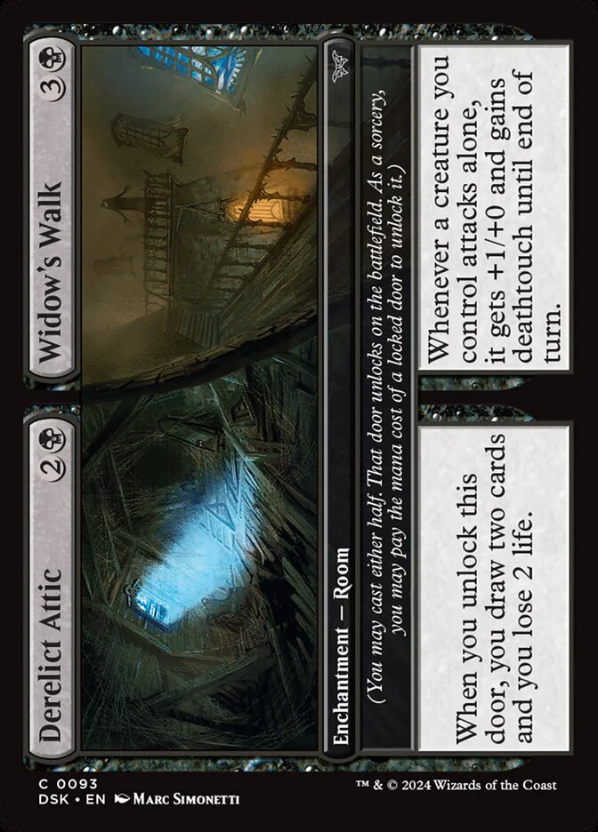Derelict Attic // Widow's Walk - Duskmourn: House of Horror (DSK)