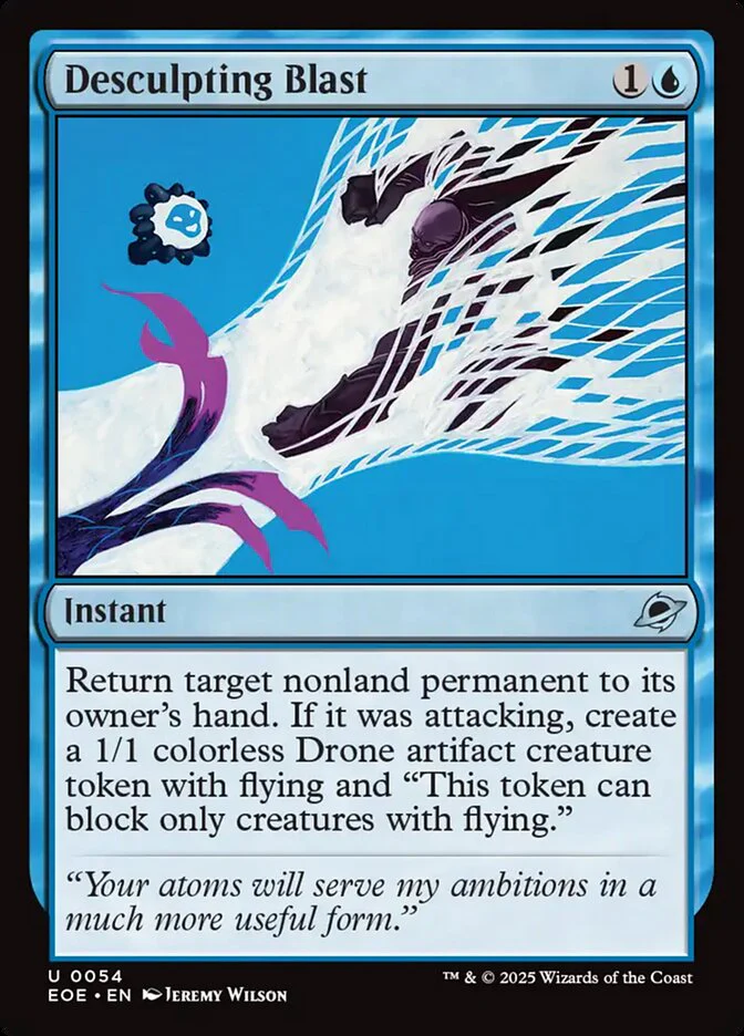 Desculpting Blast (54) - [Foil] Edge of Eternities (EOE)