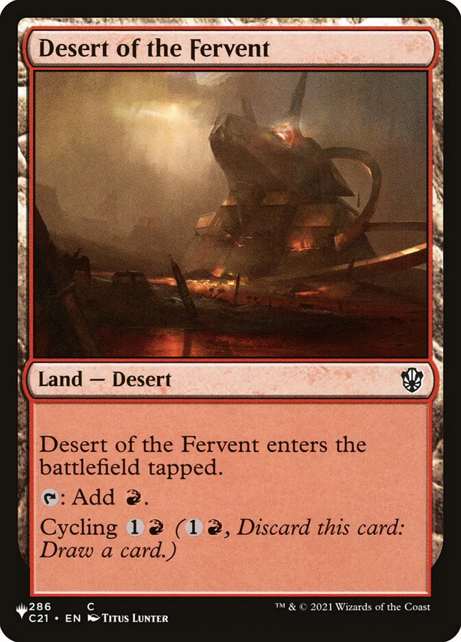 Desert of the Fervent - The List (PLST)