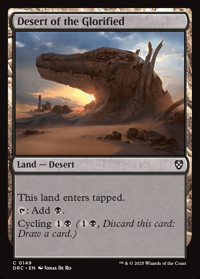 Desert of the Glorified - Aetherdrift Commander (DRC)