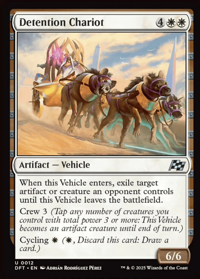 Detention Chariot - Aetherdrift (DFT)