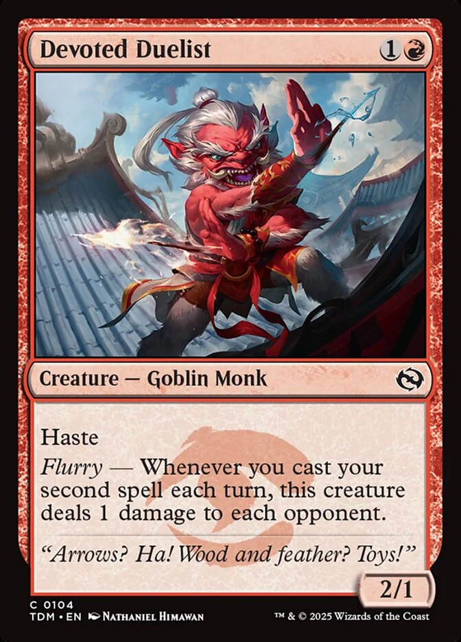 Devoted Duelist (104) - [Foil] Tarkir: Dragonstorm (TDM)