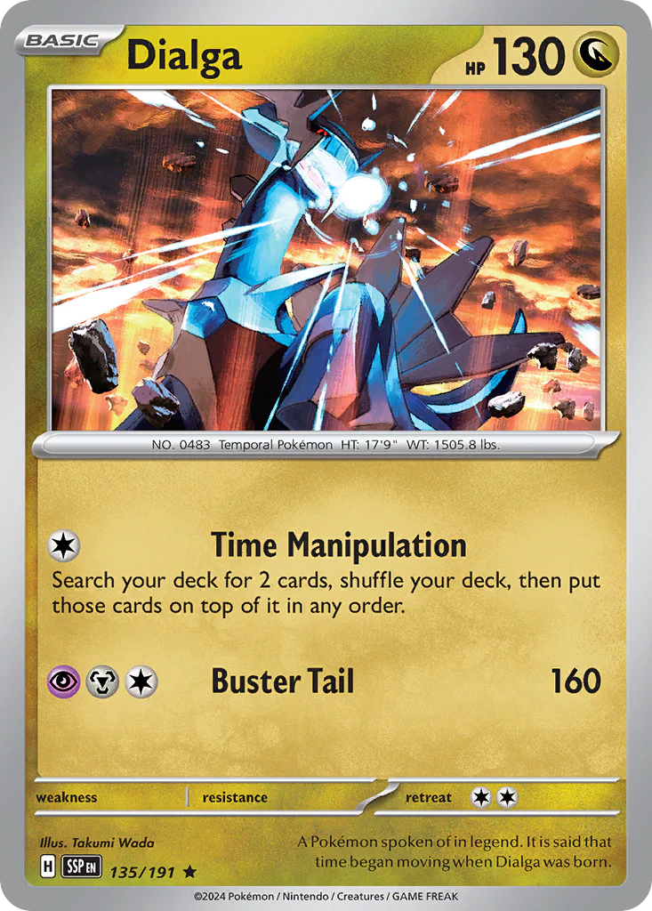 Dialga (135/191) - [Holo Foil] Surging Sparks (SSP)