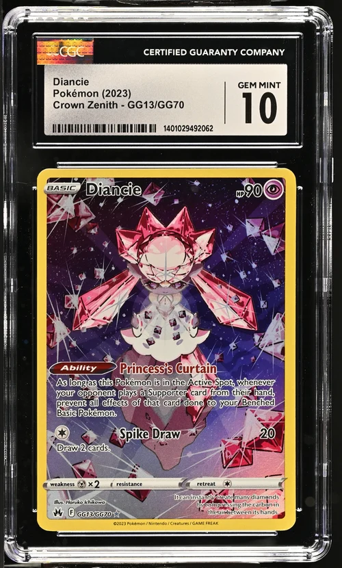 Diancie #GG13- [Graded CGC 10] Crown Zenith: Galarian Gallery (CRZ:GG)