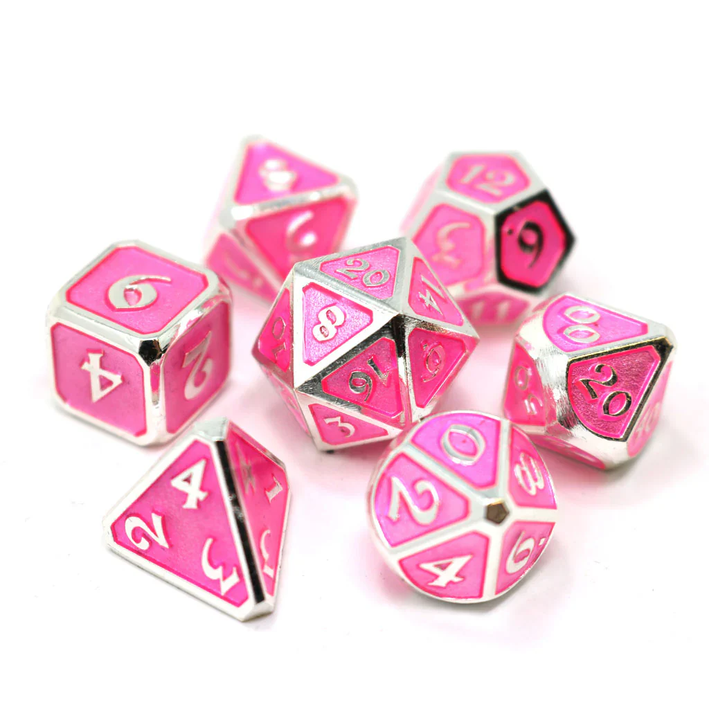 Die Hard 7pc RPG Set - Mythica Platinum Pink Sapphire