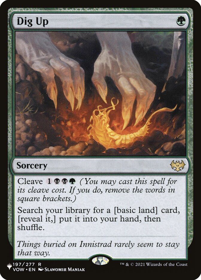 Dig Up - The List (PLST)