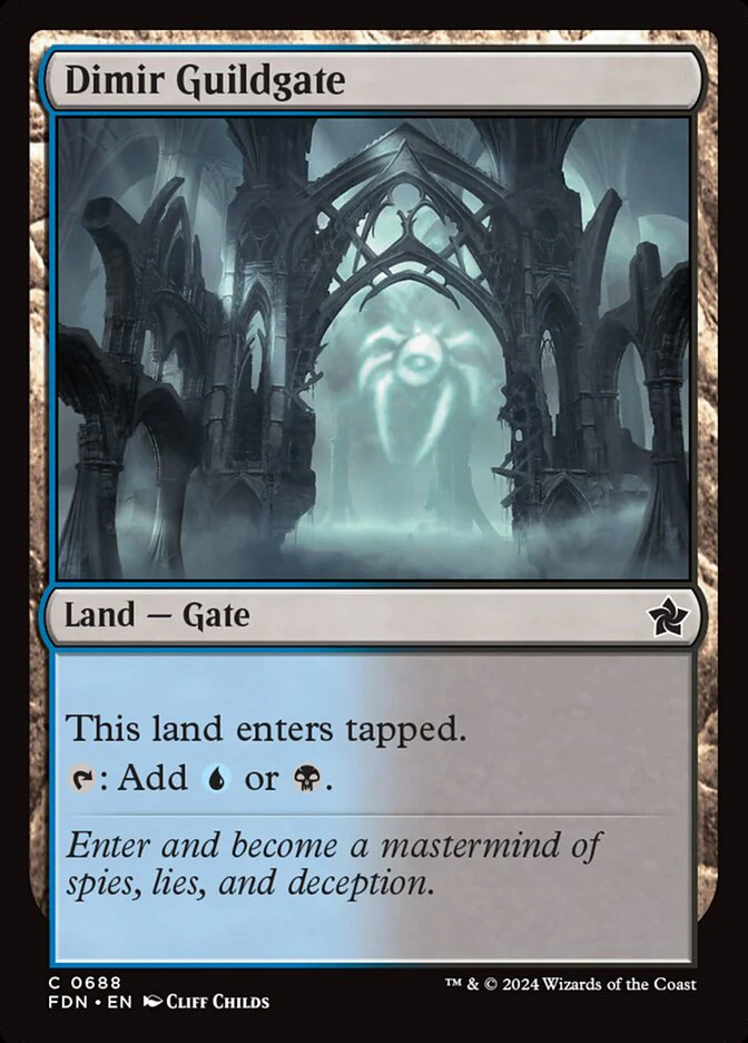 Dimir Guildgate - Foundations (FDN)
