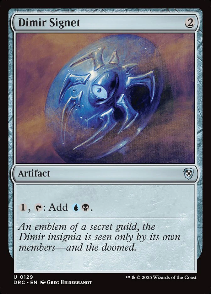 Dimir Signet - Aetherdrift Commander (DRC)