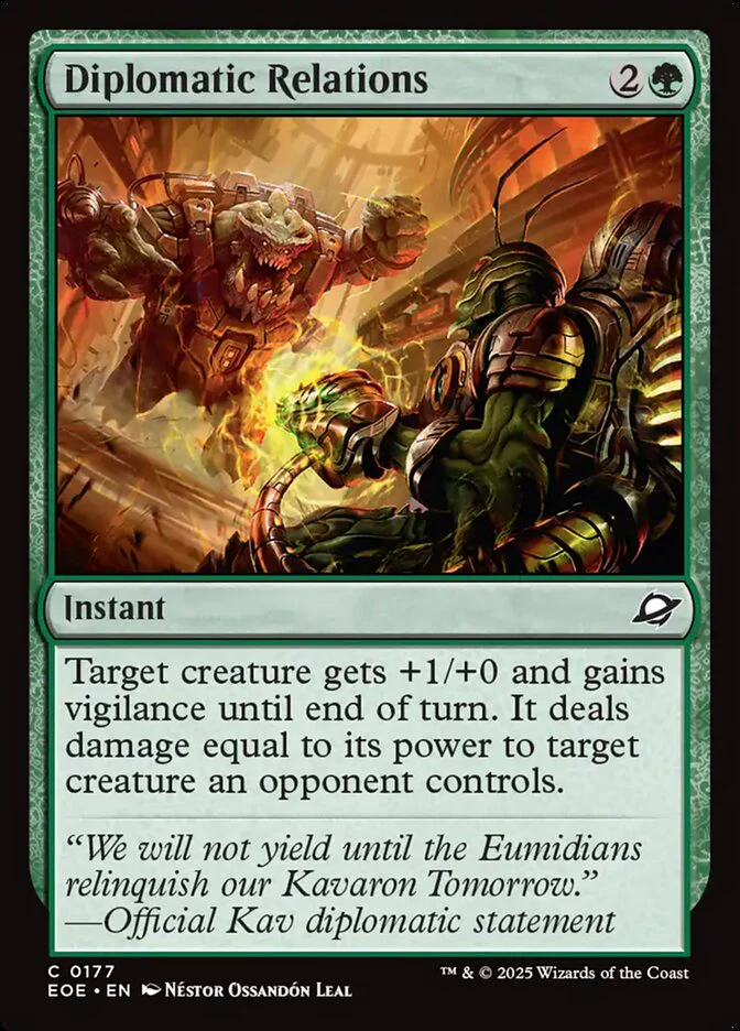 Diplomatic Relations (177) - [Foil] Edge of Eternities (EOE)