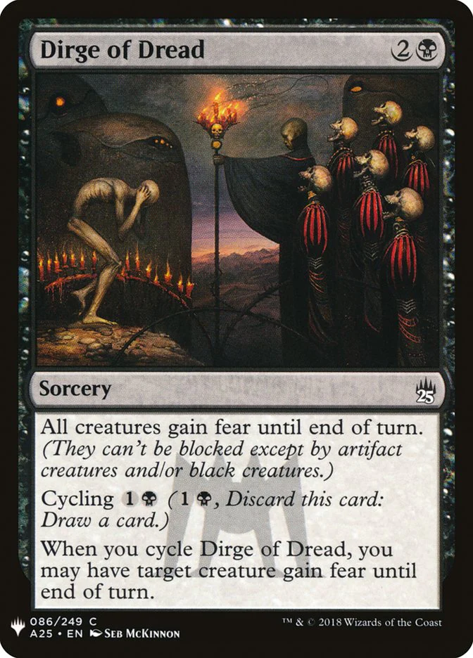 Dirge of Dread - The List (PLST)