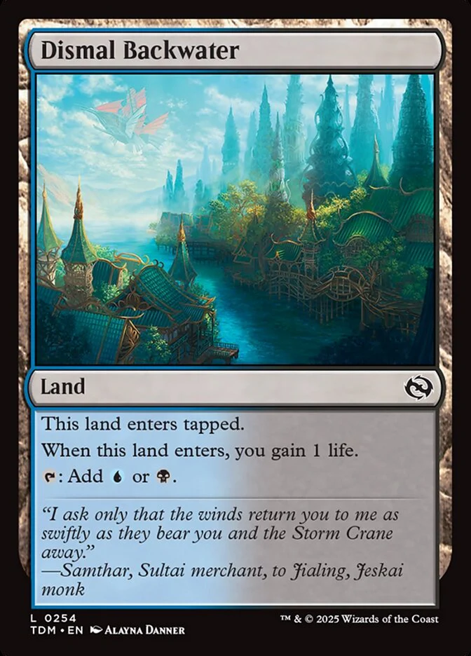 Dismal Backwater (254) - [Foil] Tarkir: Dragonstorm (TDM)
