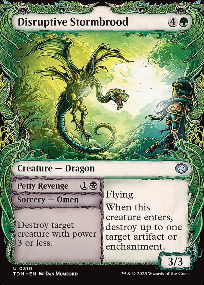 Disruptive Stormbrood // Petty Revenge (310) - [Showcase] Tarkir: Dragonstorm (TDM)