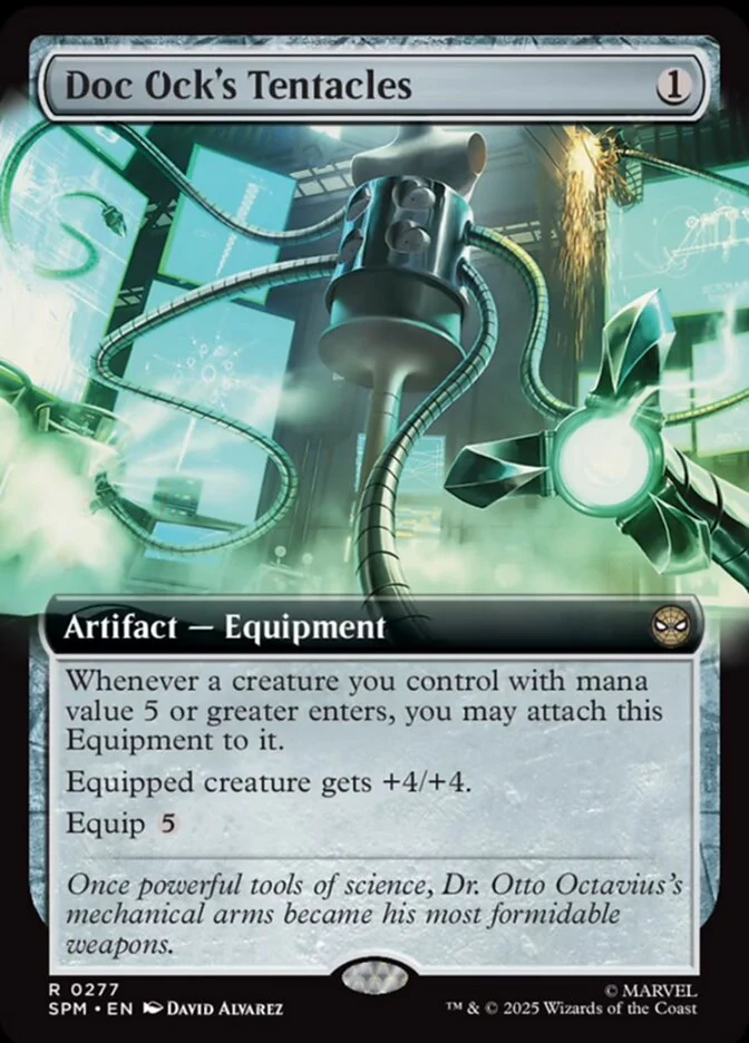 Doc Ock's Tentacles (277) - [Foil, Extended Art] Marvel's Spider-Man (SPM)