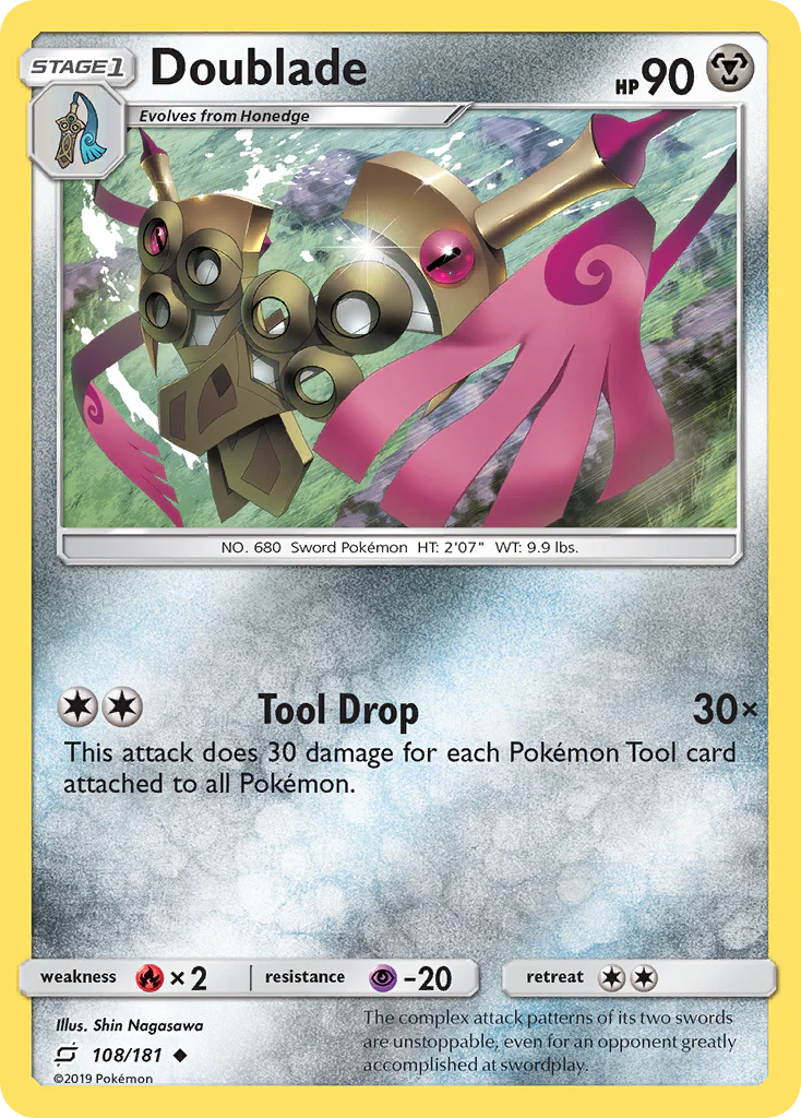 Doublade (108/181) - [Reverse Holo] Team Up (TEU)