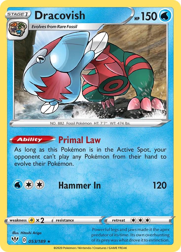 Dracovish (53/189) - [Reverse Holo] Darkness Ablaze (DAA)
