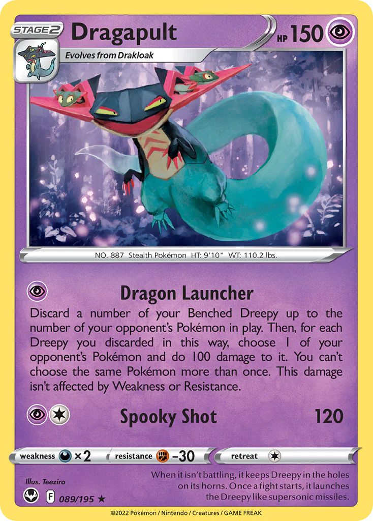 Dragapult (89/195) - [Holo Foil] Silver Tempest (SIT)