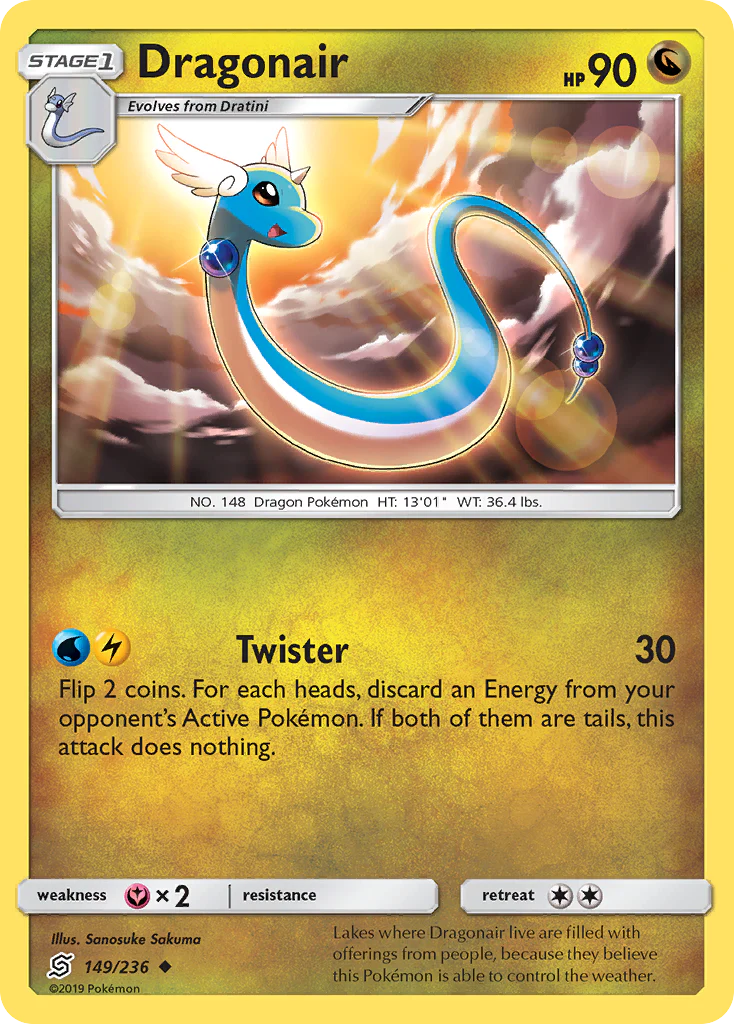 Dragonair (149/236) - [Reverse Holo] Unified Minds (UNM)