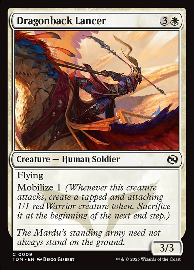 Dragonback Lancer (9) - [Foil] Tarkir: Dragonstorm (TDM)