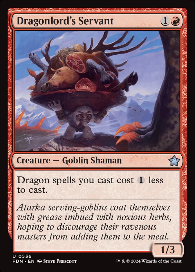 Dragonlord's Servant - Foundations (FDN)