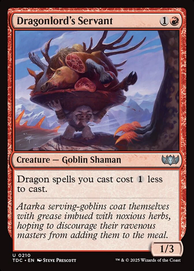 Dragonlord's Servant - Tarkir: Dragonstorm Commander (TDC)