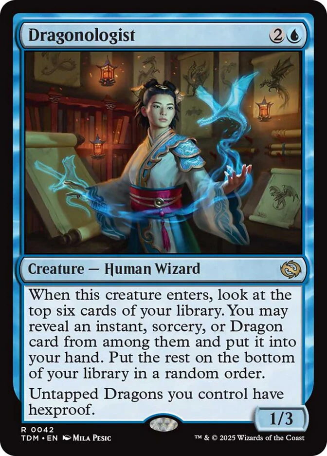 Dragonologist (42) - [Foil] Tarkir: Dragonstorm (TDM)