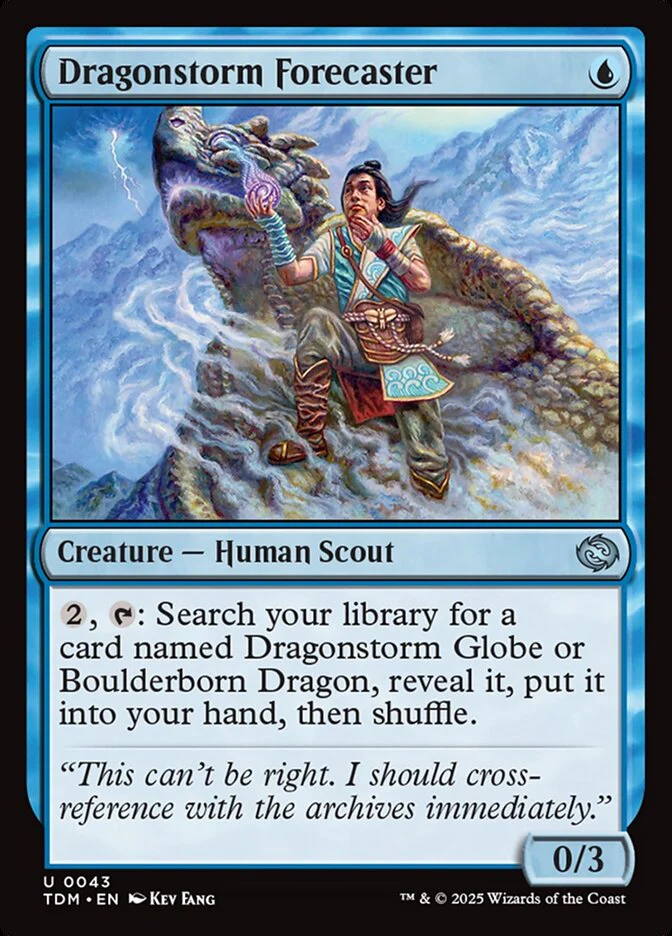 Dragonstorm Forecaster (43) - Tarkir: Dragonstorm (TDM)