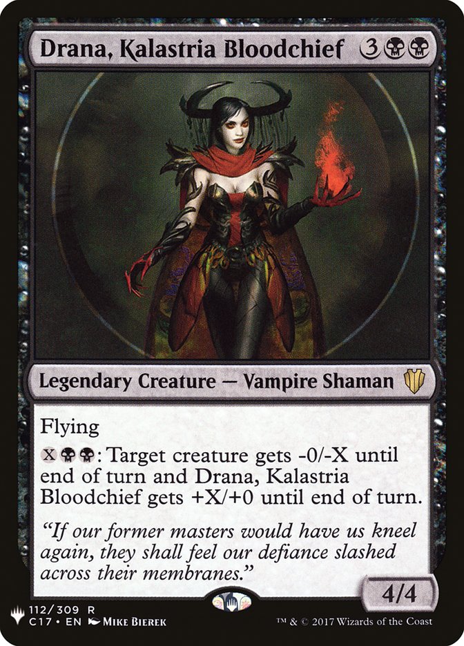Drana, Kalastria Bloodchief - The List (PLST)
