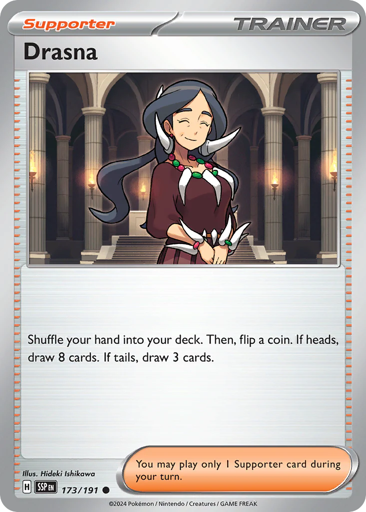 Drasna (173/191) - [Reverse Holo] Surging Sparks (SSP)