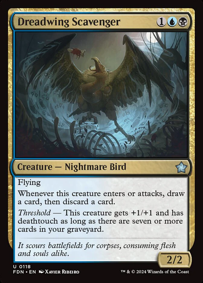 Dreadwing Scavenger - [Foil] Foundations (FDN)