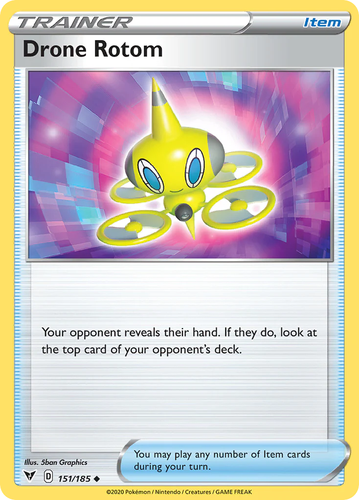 Drone Rotom (151/185) - Vivid Voltage (VIV)