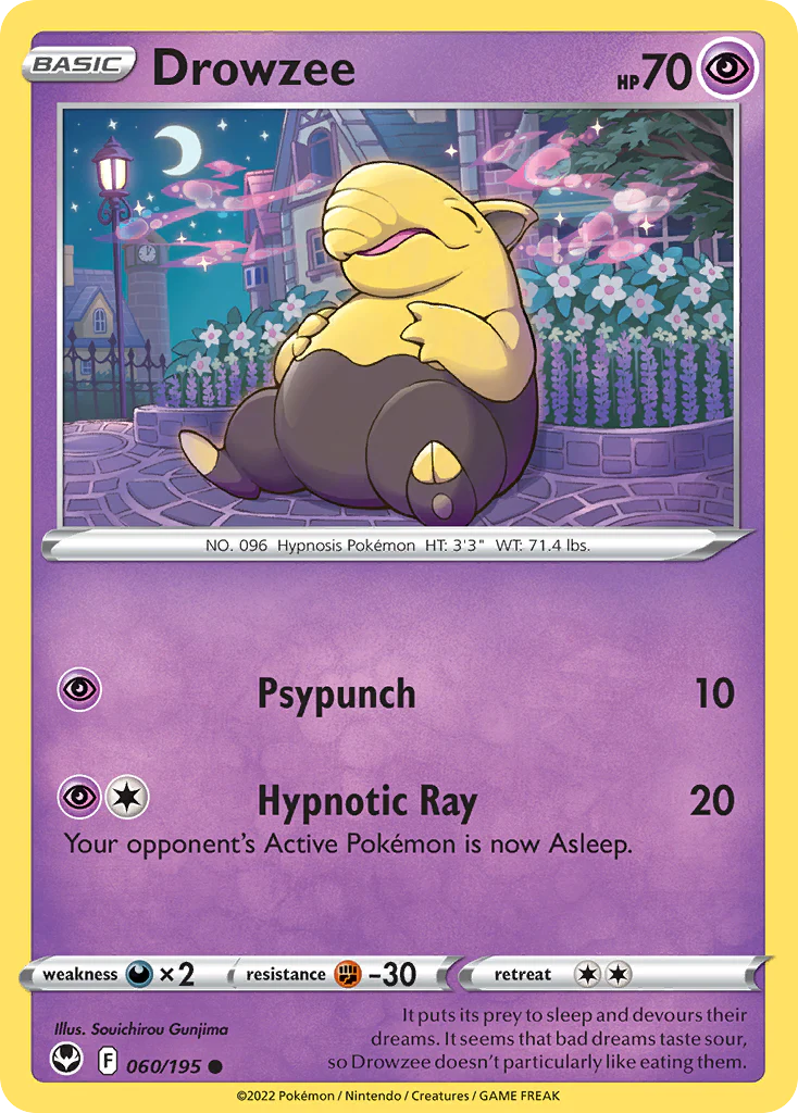 Drowzee (60/195) - Silver Tempest (SIT)