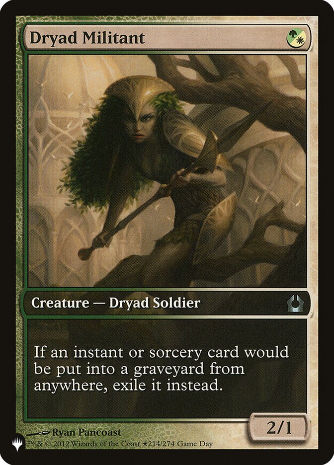 Dryad Militant - [Full Art] The List (PLST)