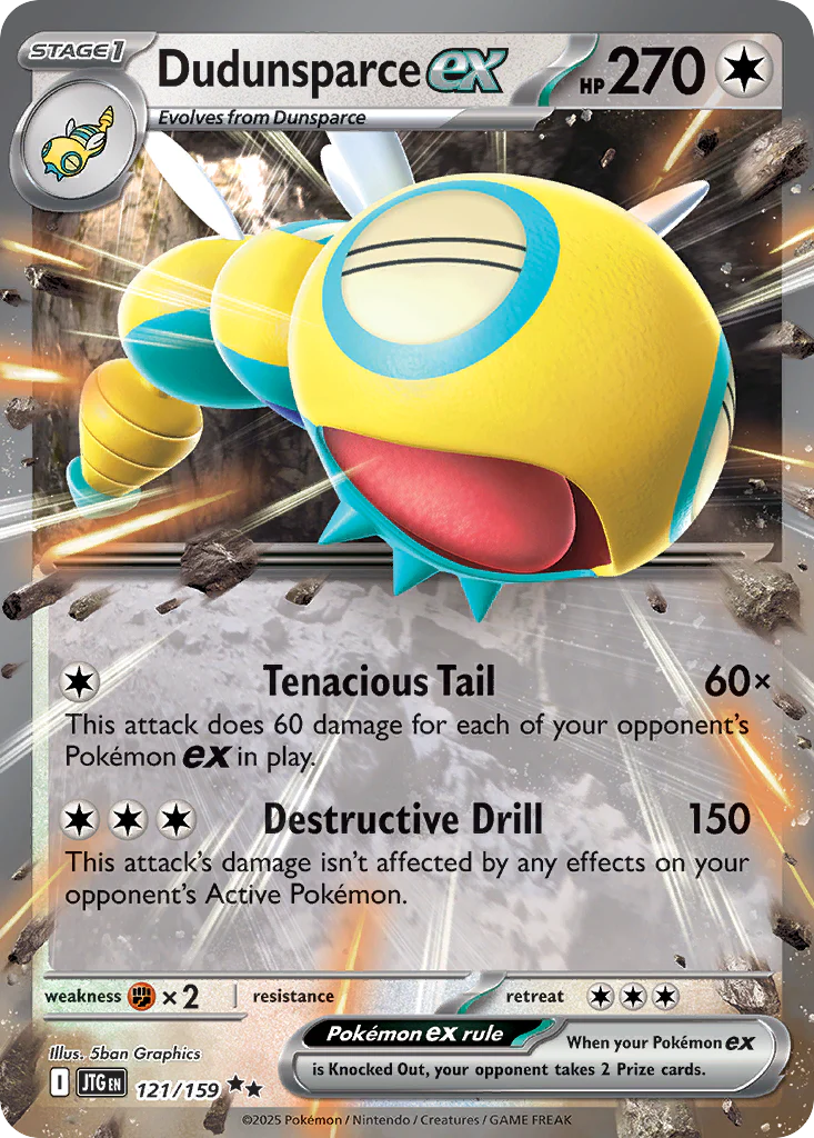 Dudunsparce ex (121/159) - [Holo Foil] Journey Together (JTG)