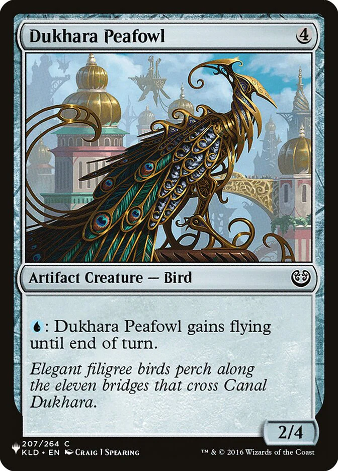 Dukhara Peafowl - The List (PLST)