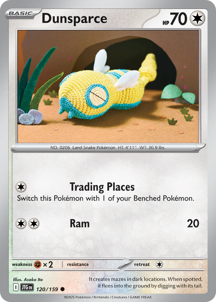 Dunsparce (120/159) - [Reverse Holo] Journey Together (JTG)